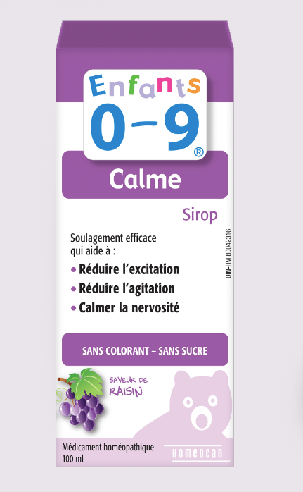Calme - Sirop 100ml - Homeocan - Enfants 0-9 ans