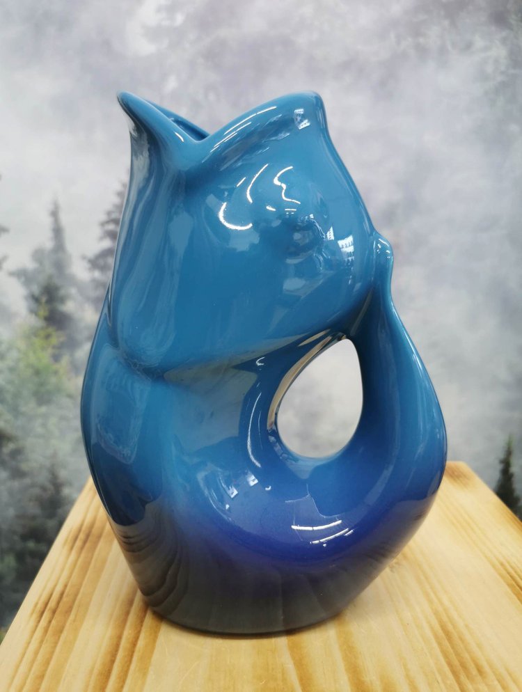 Gurgle Pot - Bleu Cobalt Ombré - 42 Oz. - Pot Glouglou