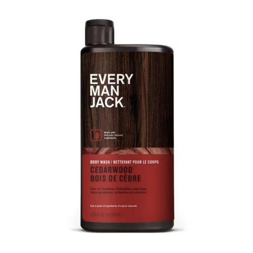 Gel douche pour hommes - Nettoyant pour le corps - Bois e cèdre - Every Man Jack - 500ml