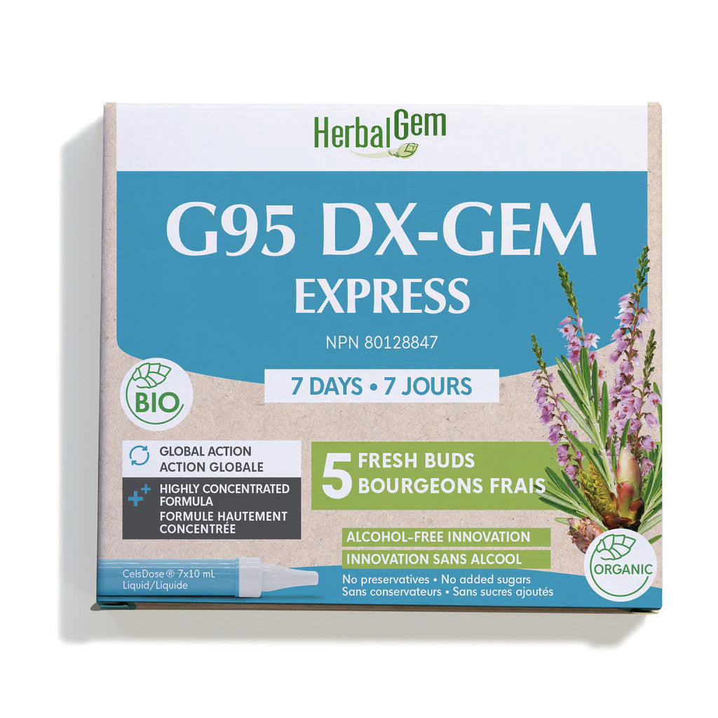 G95 - DX-GEM EXPRESS 7 Jours - Herbalgem - 7 X 10ml