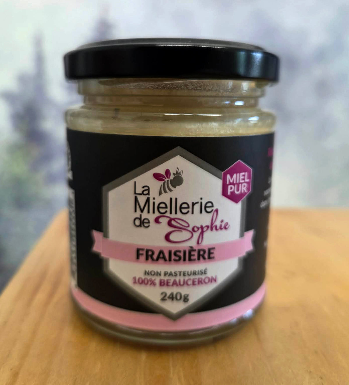 Miel crémeux de fraisière - La Miellerie de Sophie - 240g