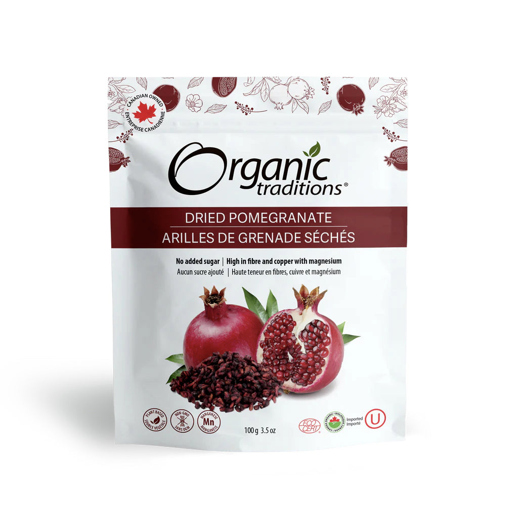 Arilles de Grenades séchées biologiques - Organic Traditions - 100g