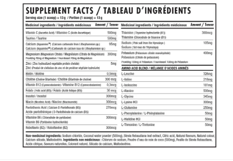 Electrolytes, vitamines et minéraux - Sorbet aux agrumes - Nova Pharma - 250g
