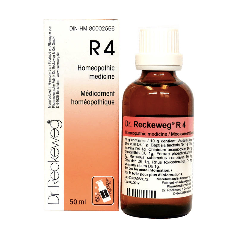 R4 - Remède homéopathique - Diarrhée - Reckeweg - 50ml