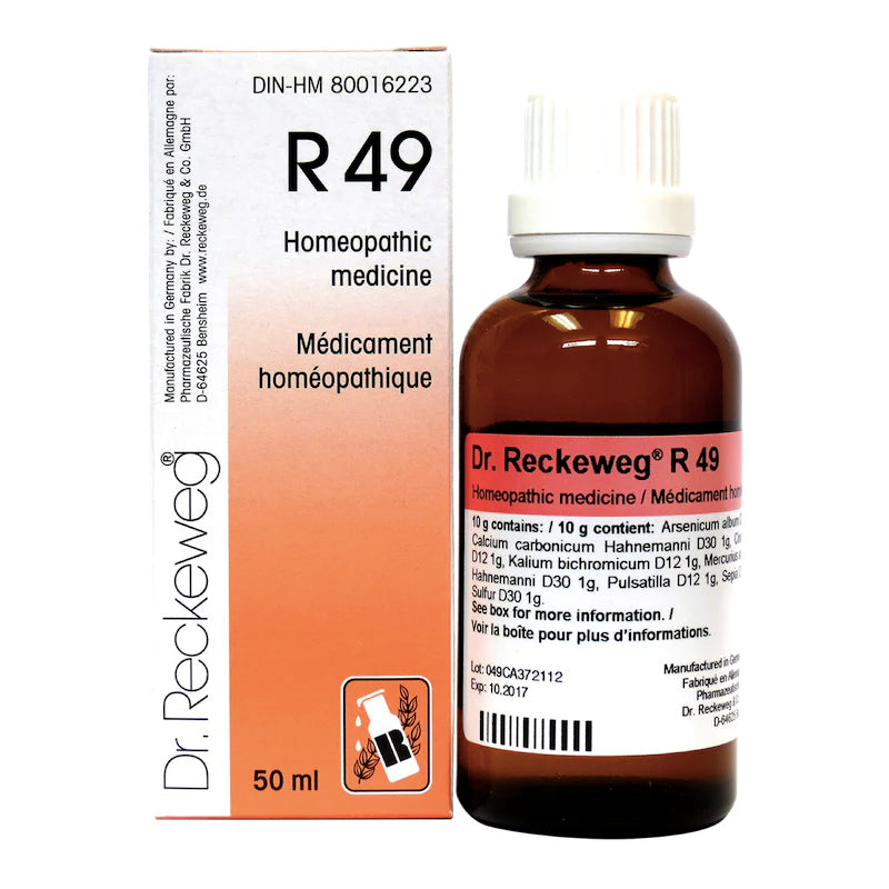 R49 - Remède homéopathqiue - Sinusite - Reckeweg - 50ml