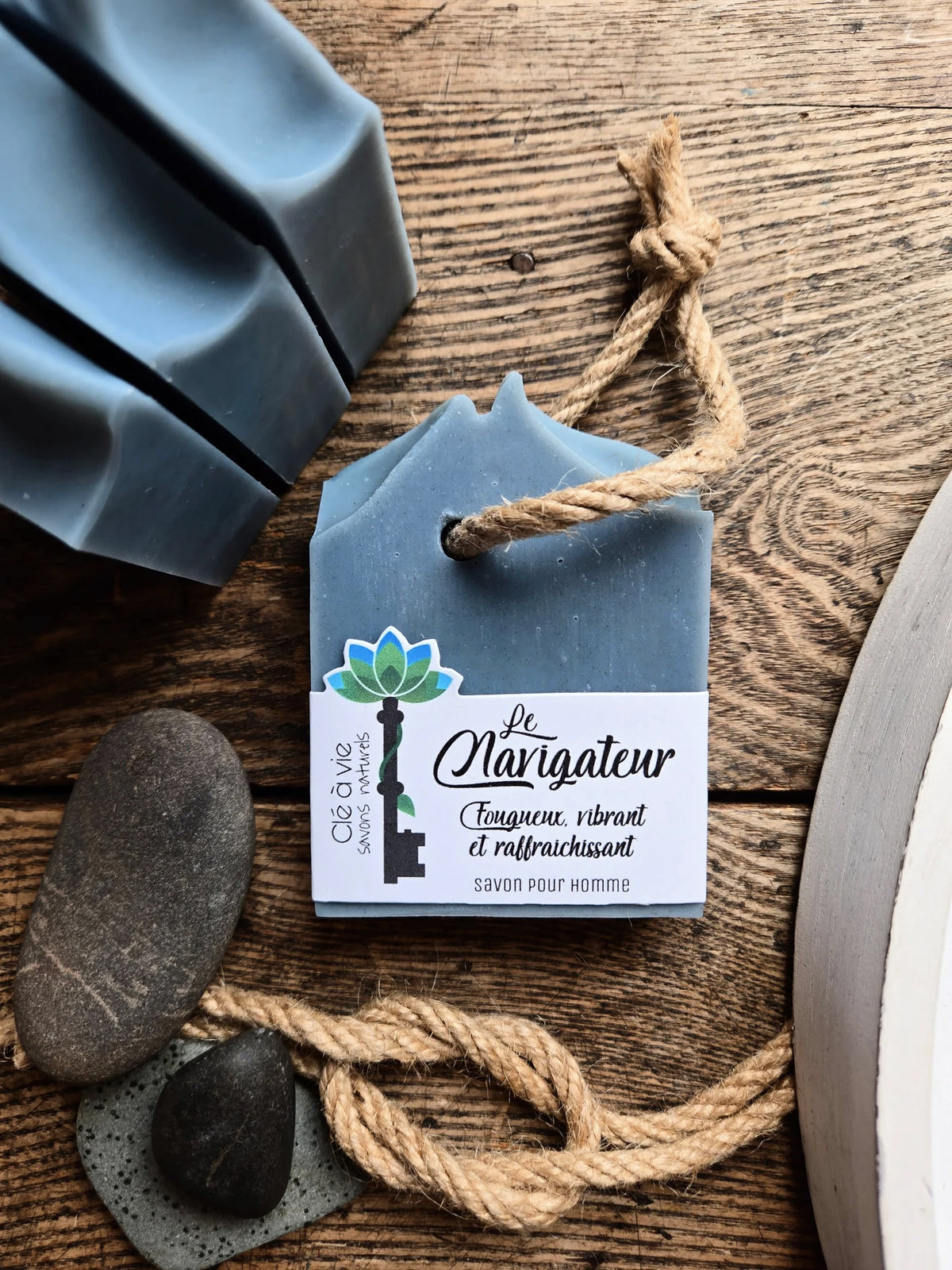 Savon naturel Clé à vie - Pour hommes - Le Navigateur