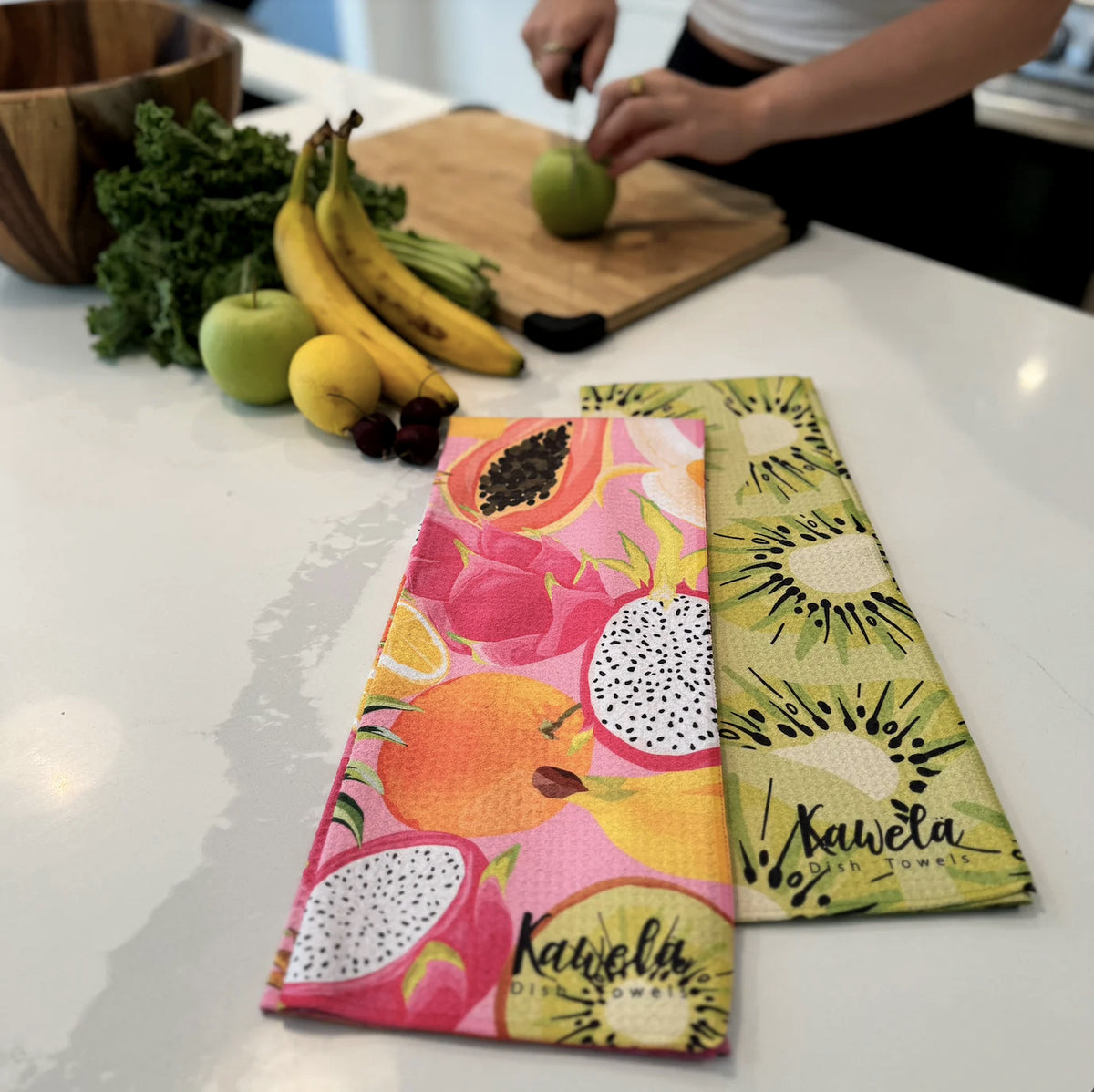 Linges à vaisselle en microfibre - Kawelä - Siesta Key - Paquet de 2