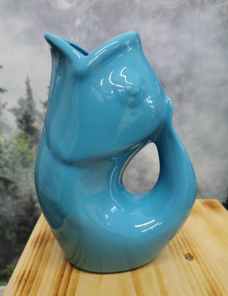 Gurgle Pot Bleu Peacock 42 Oz. - Pot Glouglou
