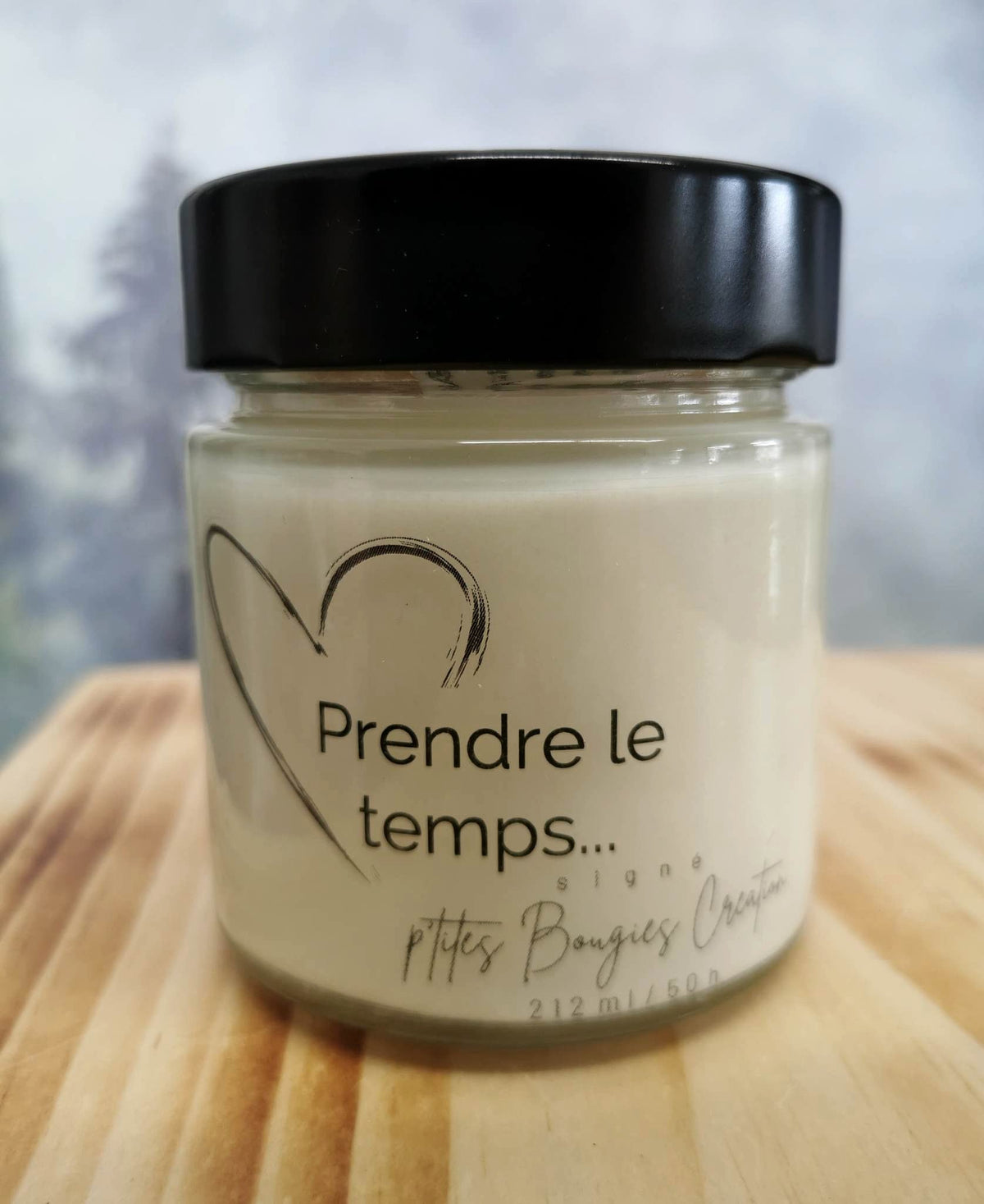 Bougie de soja - Prendre le temps - P'tites Bougies Création