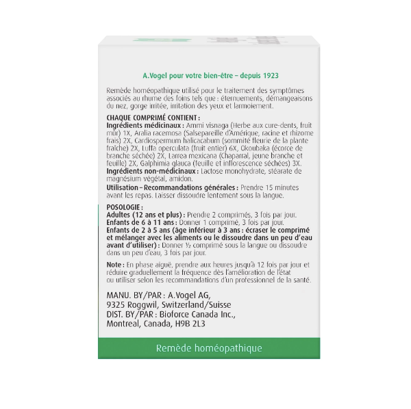 Soulagement Allergies -  A.Vogel - 120 comprimés