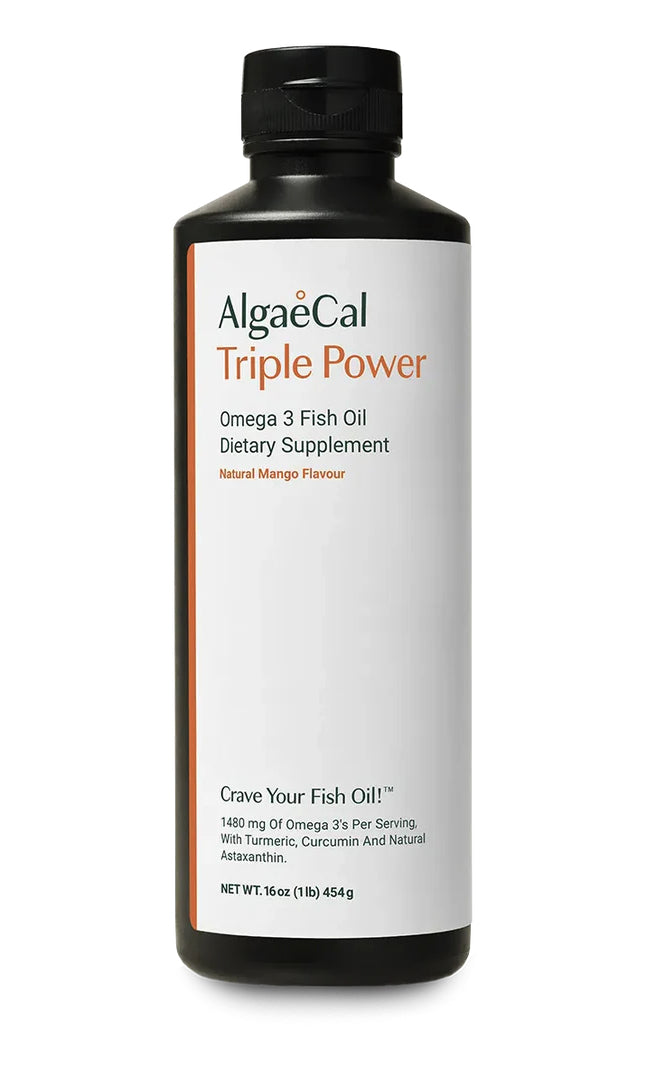 Triple Power Fish Oil - Algae Cal - Saveur de mangue - 454g