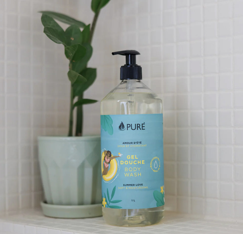 Gel douche Amour d'été - Summer Love Body Wash - Pure bio - 1 Litre
