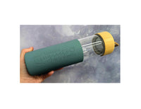 Cadeau pour enseignante - Bouteille en verre 20 oz. - Turquoise - Meilleure enseignante de la planéte!