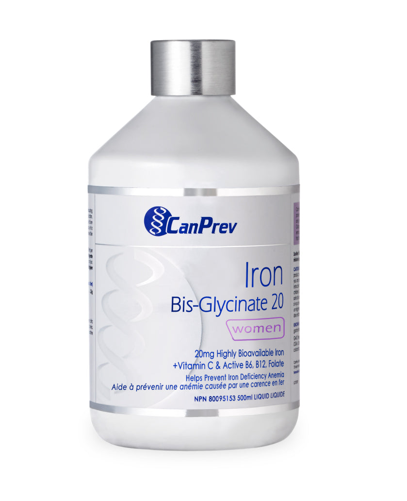 Fer Bisglycinate 20mg - CanPrev - 500ml (liquide) Orange