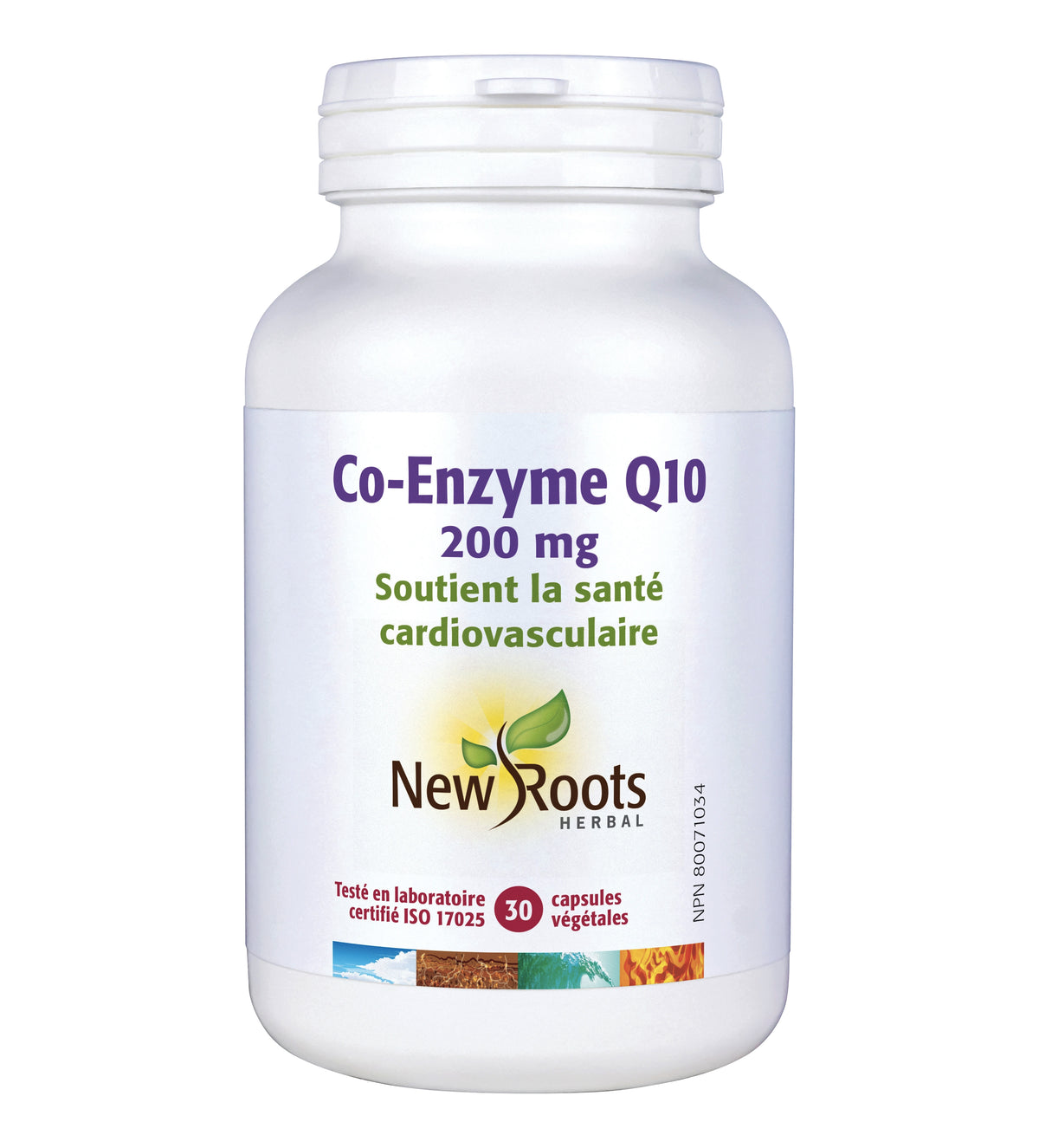 Co-Enzyme Q10 200mg - New Roots - 30 ou 60 capsules