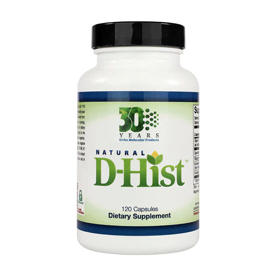 Natural D-Hist - Ortho Molecular Products - 120 capsules