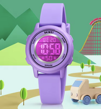 Montre numérique pour enfants  ou femme - Mauve - SKMEI