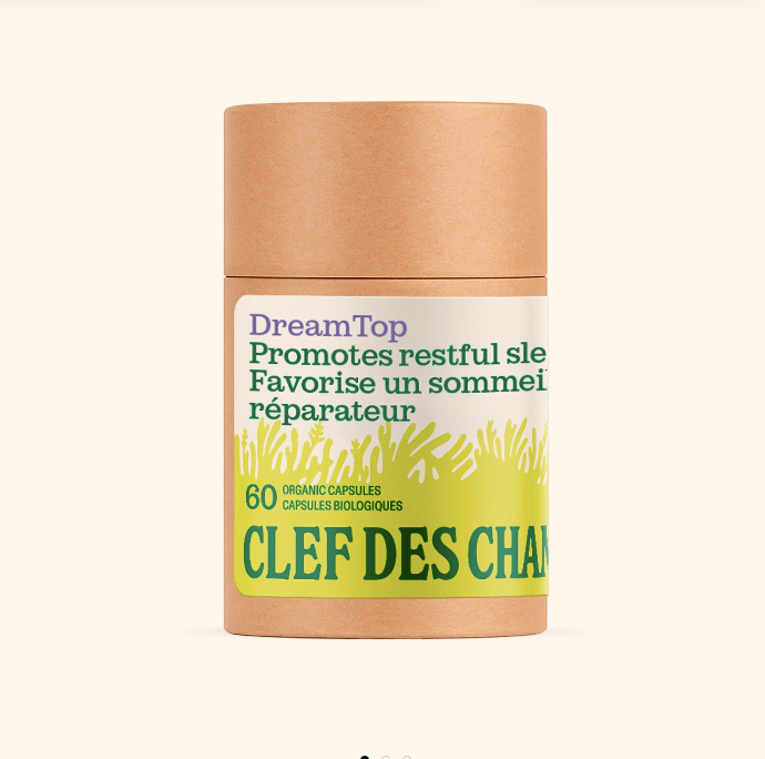 DreamTop (Ancien Sommeillethé) - Favorise un sommeil réparateur - Clef des champs - 60 capsules