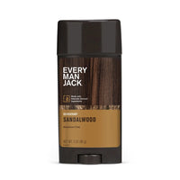 Déodorant naturel pour hommes - Sans aluminium - Bois de Santal (Sandalwood) - Every Man Jack - 85g