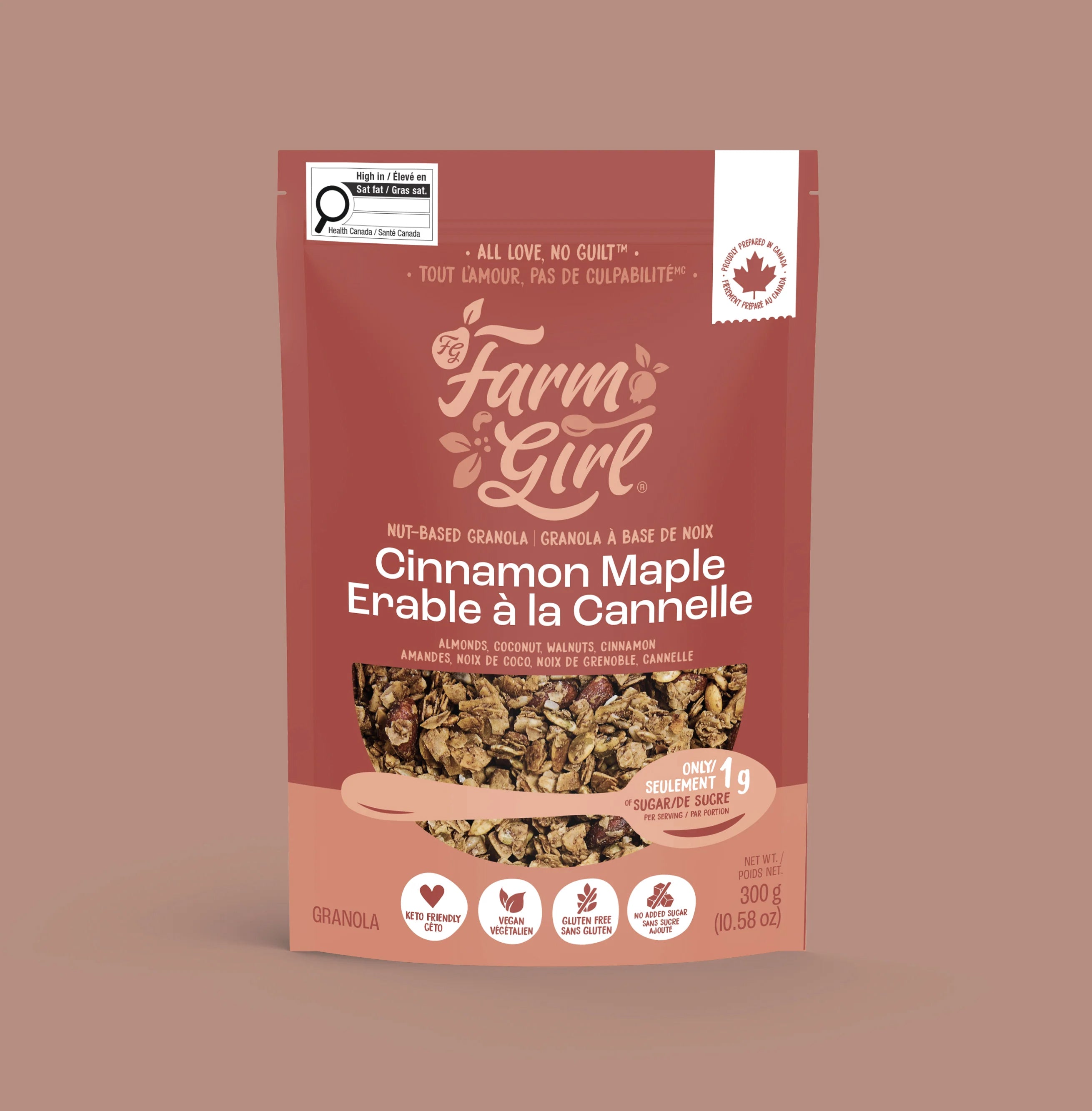 Granola - Cannelle et Érable - Farm Girl - 300g