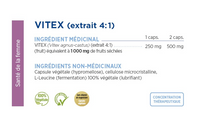 Vitex (extrait 4:1) 250mg - Équilibre féminin et confort hormonal - Gamma Force - 60 capsules