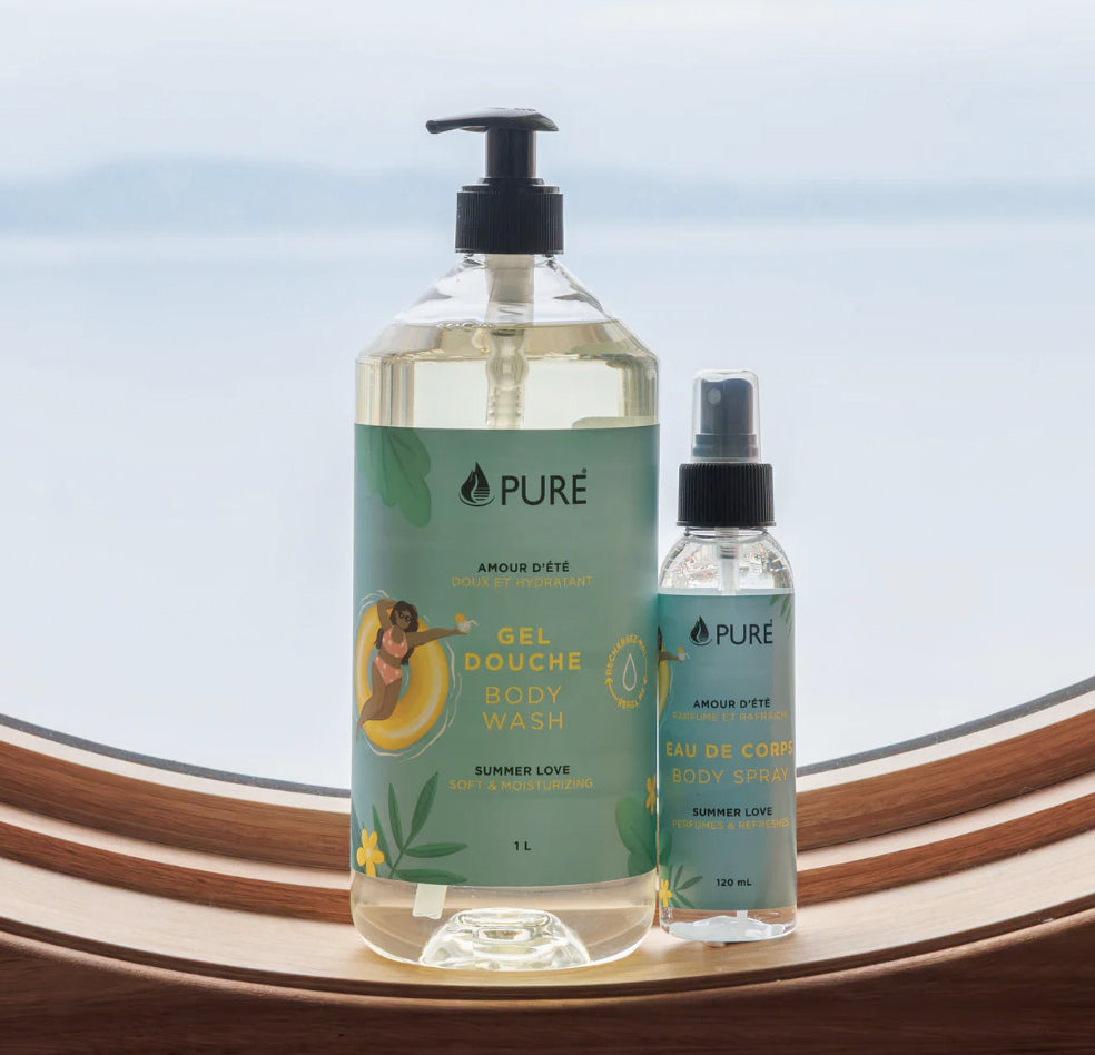 Gel douche Amour d'été - Summer Love Body Wash - Pure bio - 1 Litre