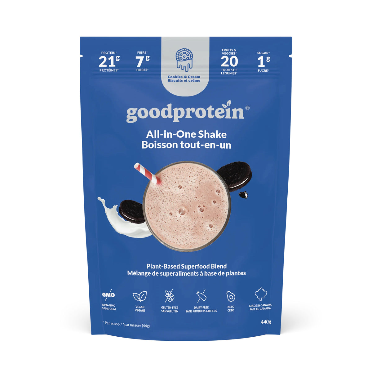 Protéines végétales - Boisson tout-en-un - Good Protein - 2 formats