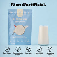 Protéines végétales - Boisson tout-en-un - Frappé à la vanille - Good Protein - 2 formats