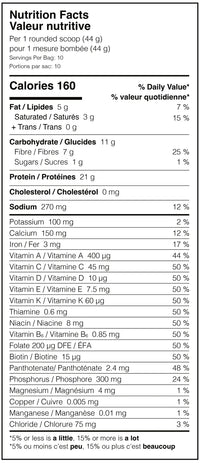 Protéines végétales - Boisson tout-en-un - Fraise et Crème - Good Protein - 2 formats