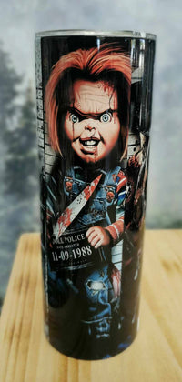 Gourde isotherme 20 Oz. - Horreur (Michael Myers-Chucky-Freddy-Ça)