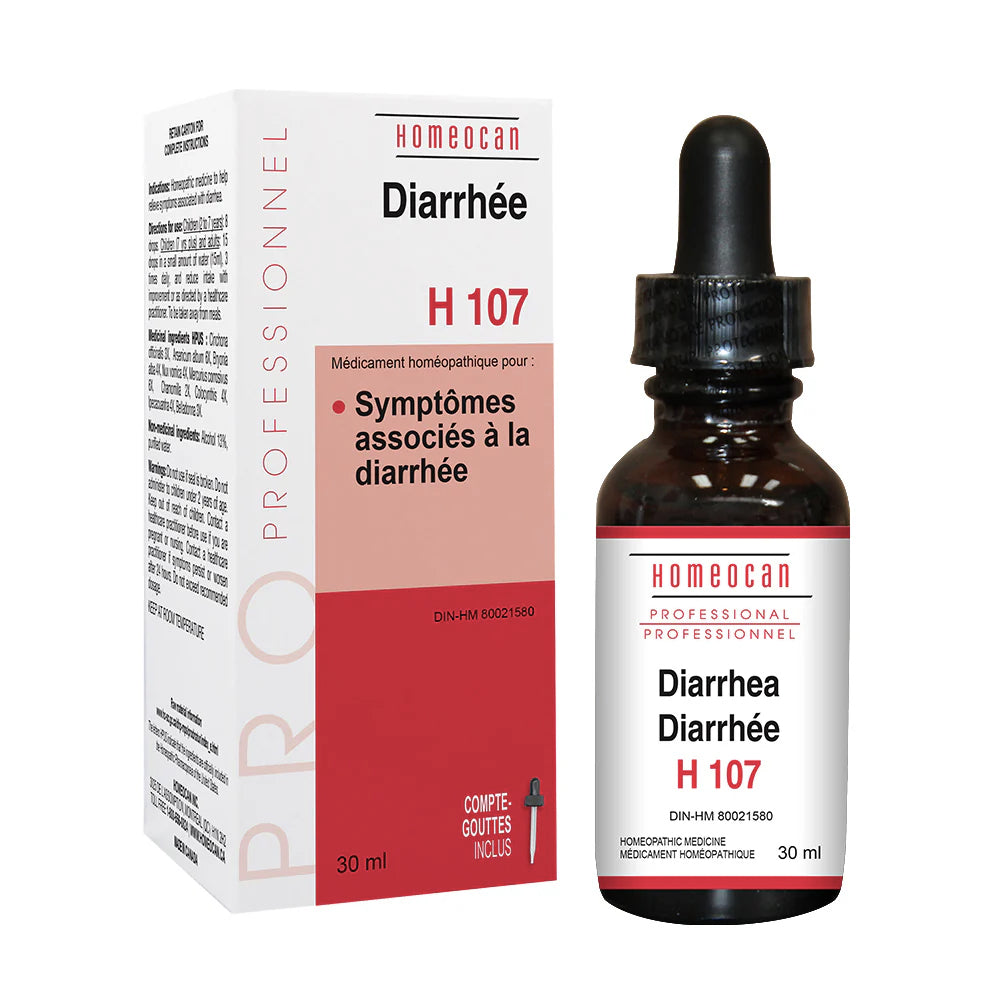 H107 - Remède homéopathique - Diarrhée - Homeocan - 30ml