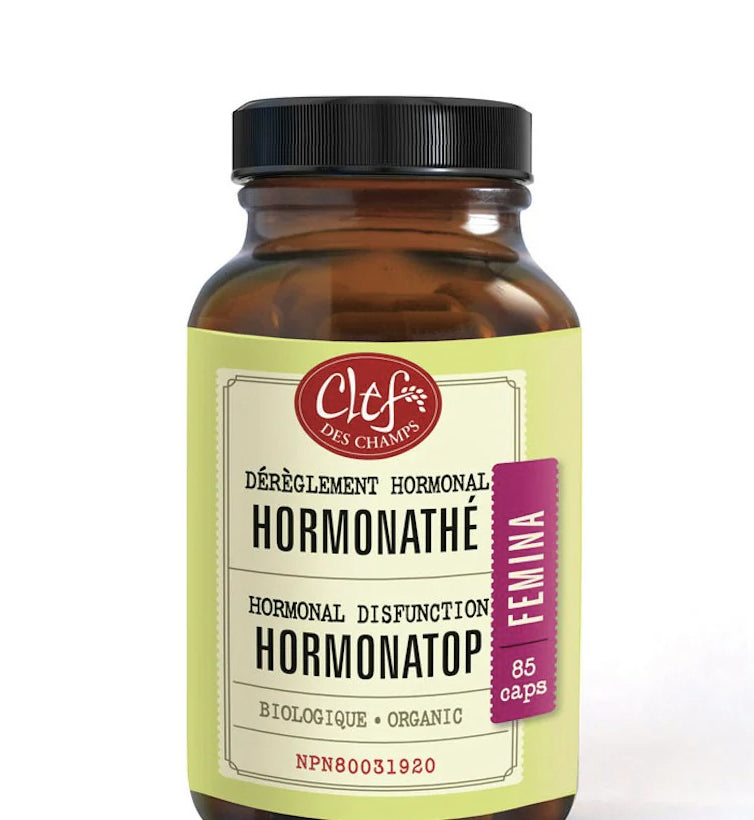 Hormonatop - Dérèglement hormonal, inconforts reliés à la ménopause - Clef des Champs - 60 capsules