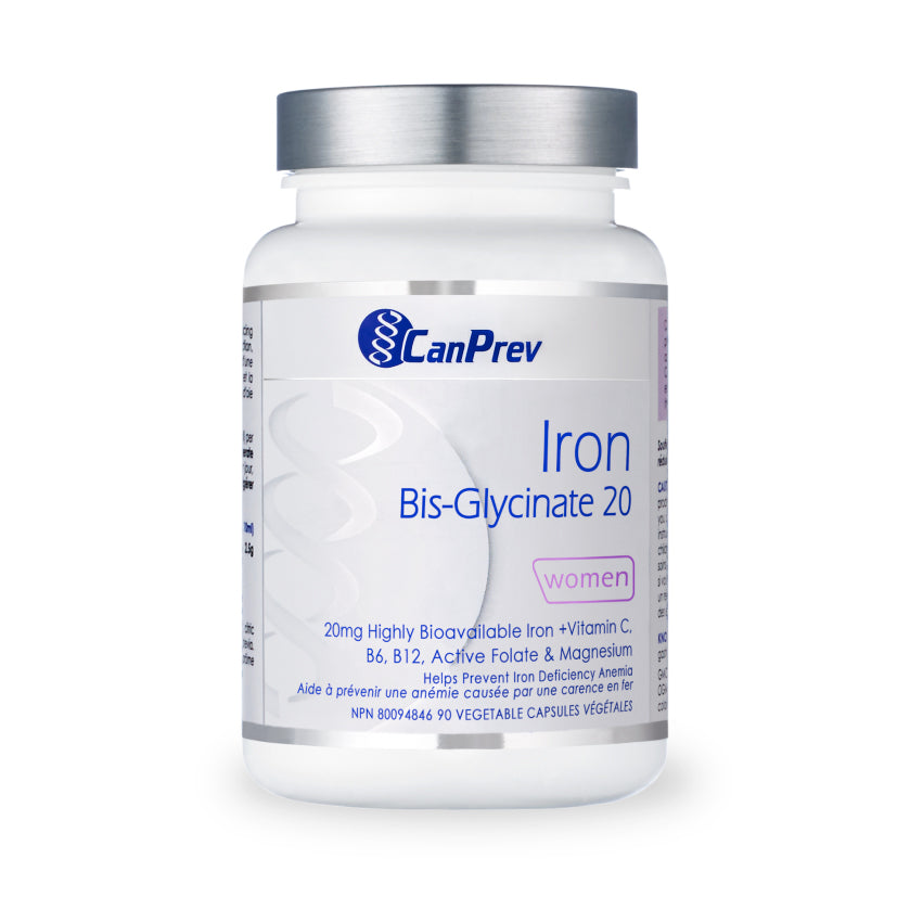 Fer Bisglycinate - CanPrev - 90 capsules