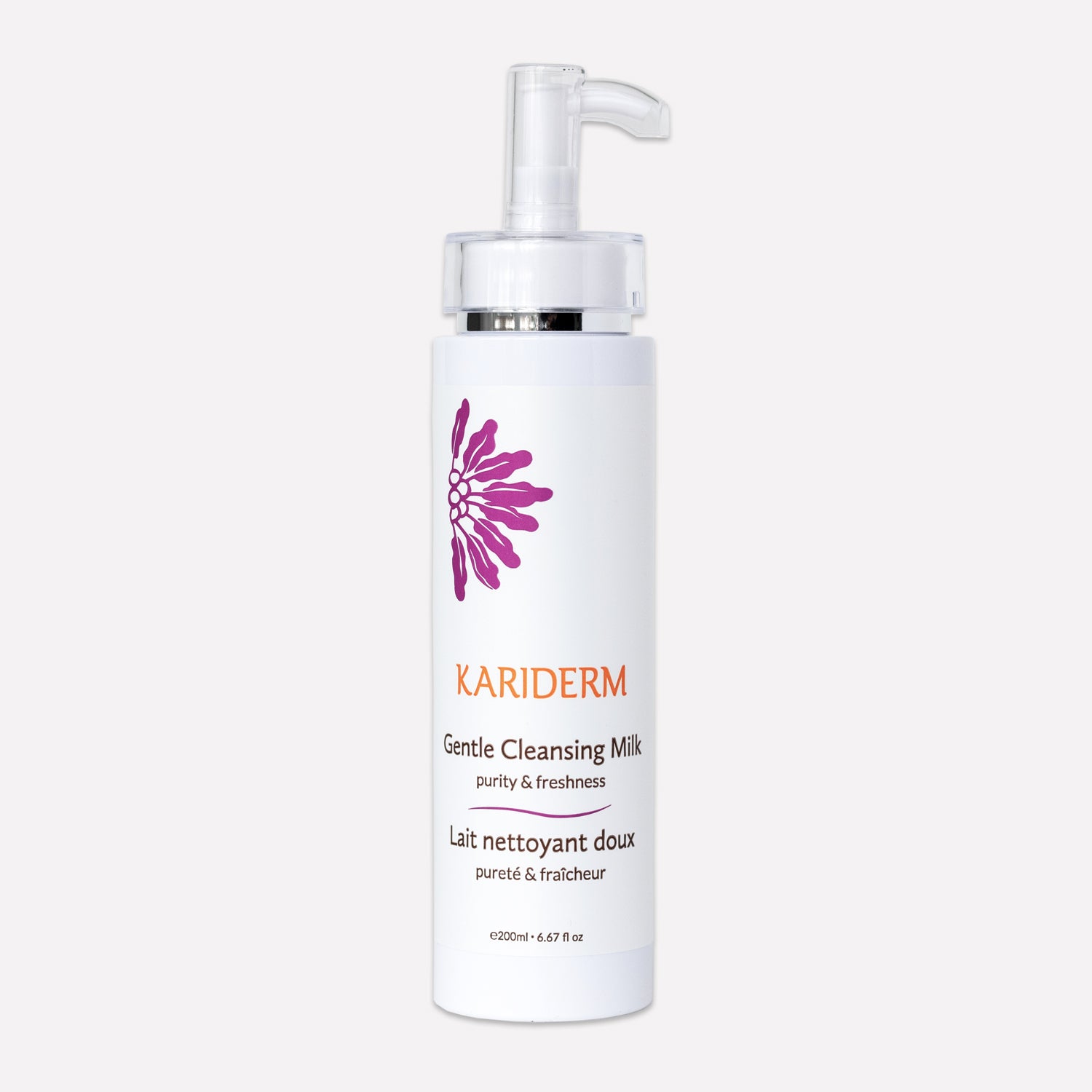 Lait nettoyant doux - Soins du visage - Kariderm - 200ml