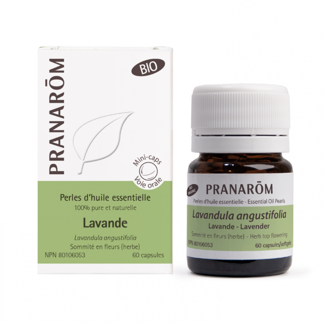 Lavande - Perles d'huile essentielle - Pranarom - 60 gélules