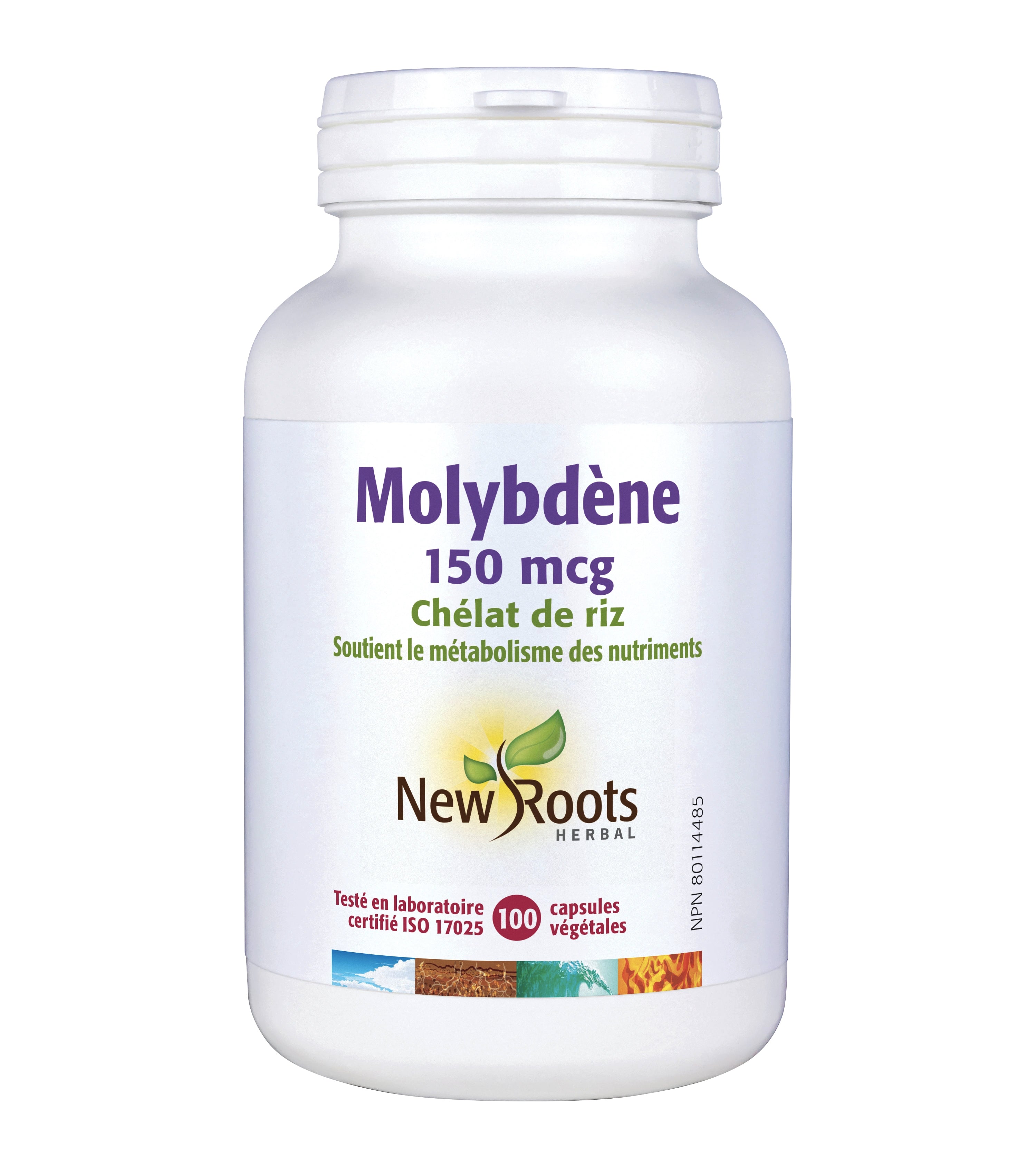 Molybdène 150mcg  - New Roots - 100 caspules