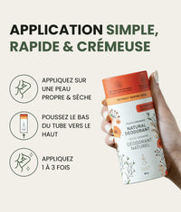Déodorant naturel sans bicarbonate de soude et sans aluminium - Monoï - Tanit - 60g