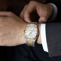 Curren - Montre pour hommes bracelet en acier inoxydable 2 tons