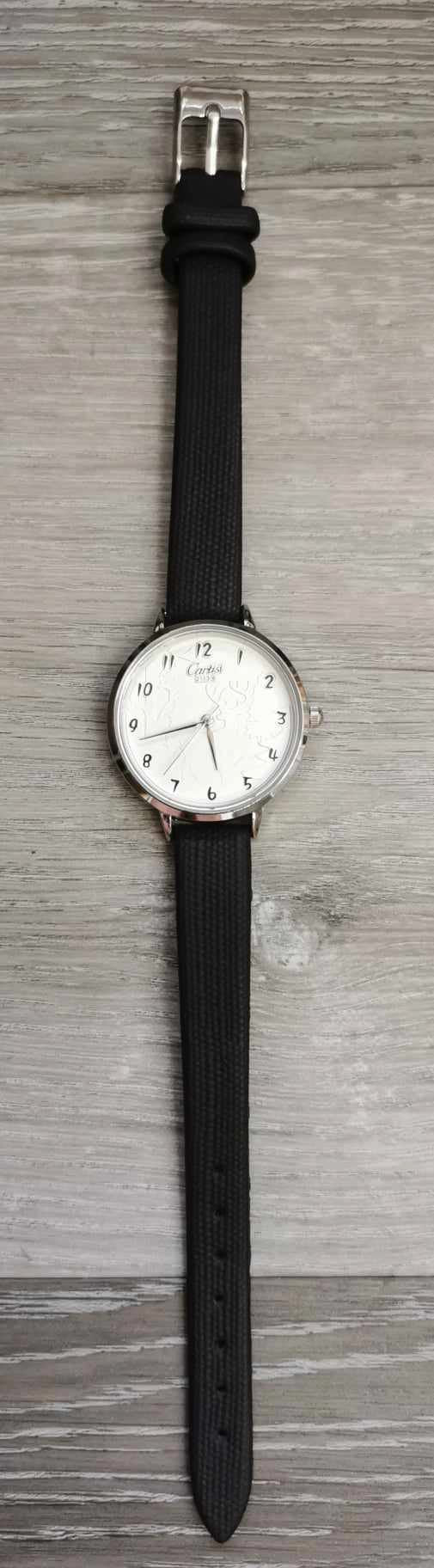 Montre pour femme cuir noir
