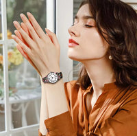 Montre extensible pour femmes - Modèle Fleuri