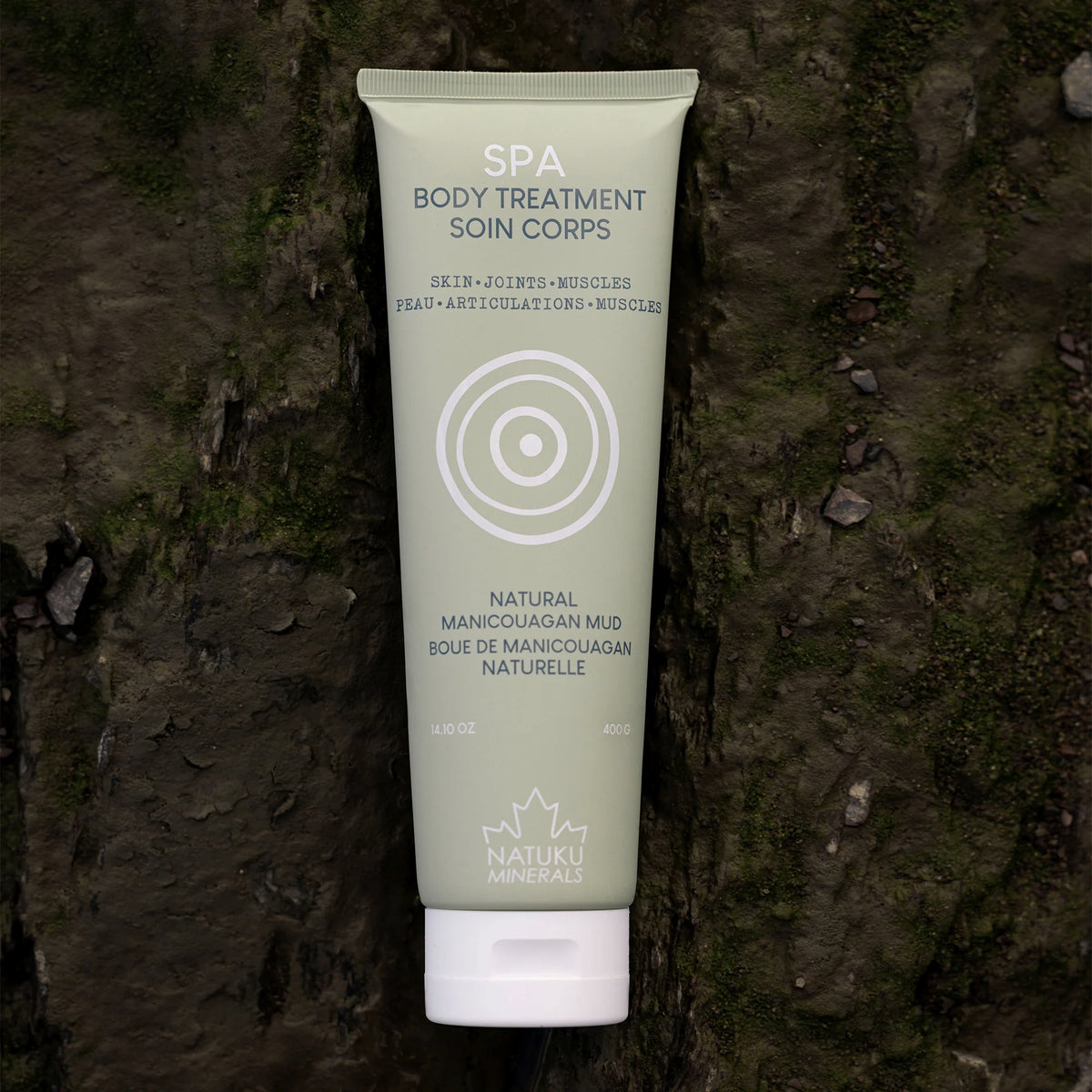 Boue de Manicouagan naturelle - Soin Corps - Peau - Articulations - Muscles - Cataplasmes - Natuku Minerals - 400g