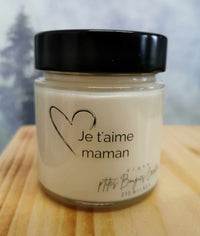 Bougie de soja - Je t'aime Maman - P'tites Bougies Création