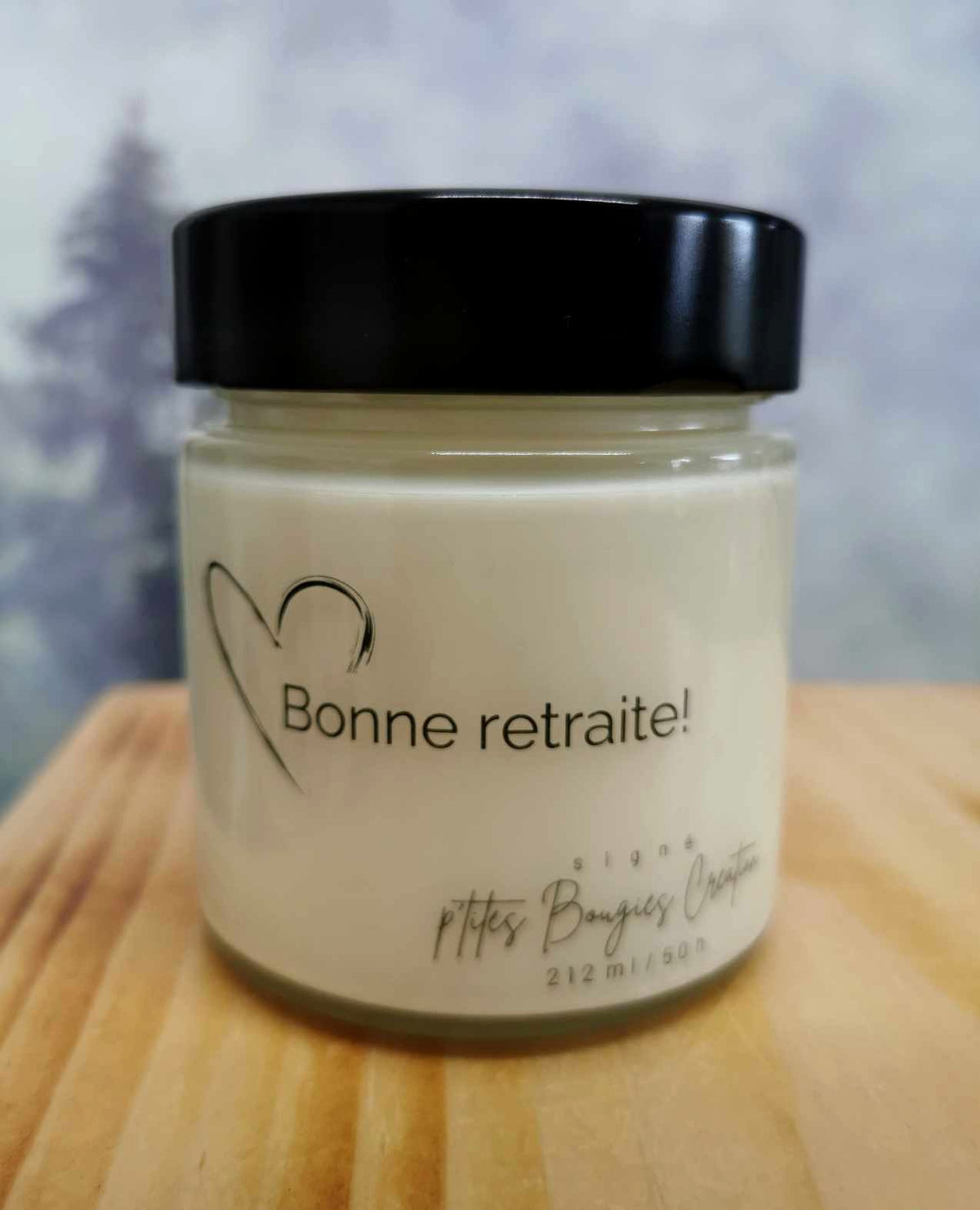 Bougie Bonne Retraite! - P'tites Bougies Création