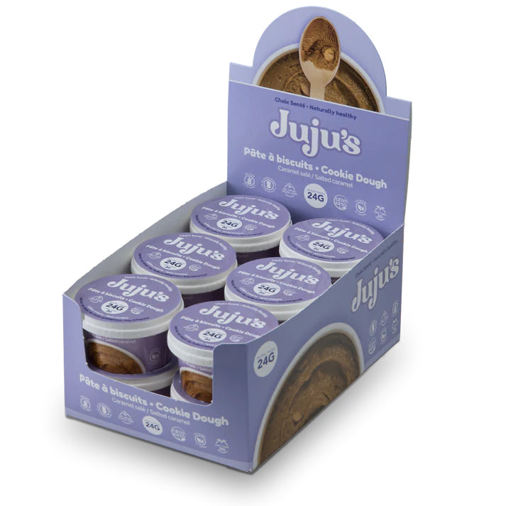 Collation protéinée, Pâte à biscuits - Caramel Salé - Juju's Donuts