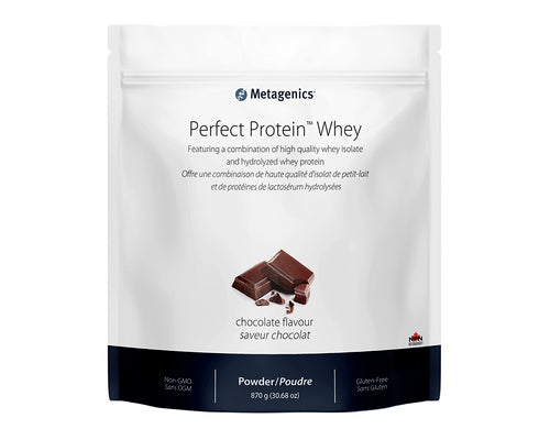 Perfect Protein Whey (chocolat ou vanille) - Metagenics -810g