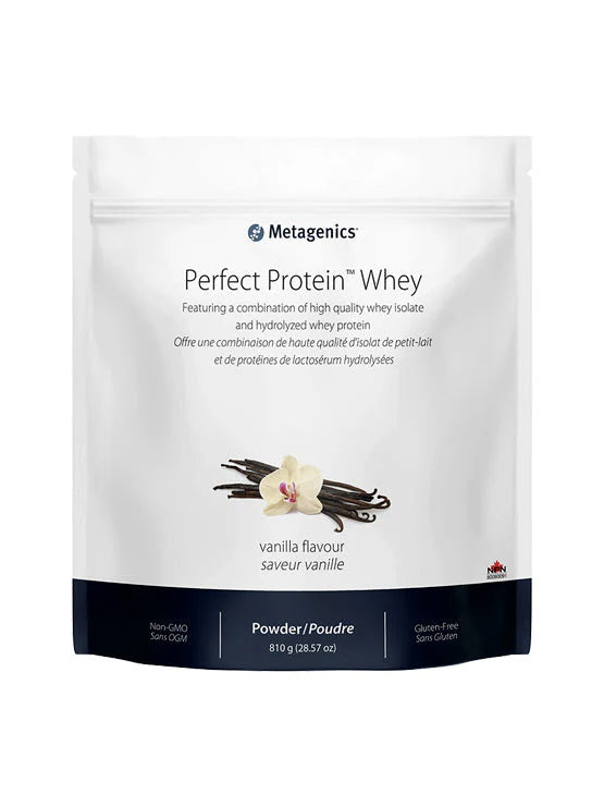 Perfect Protein Whey (chocolat ou vanille) - Metagenics -810g