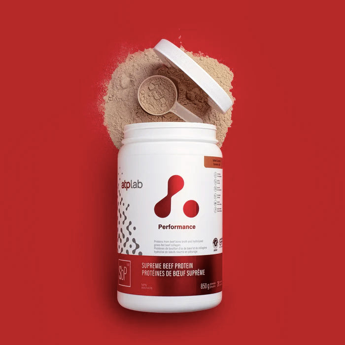 Protéine de boeuf suprême - Caramel Salé - AtpLab - 850g ou 1,6kg