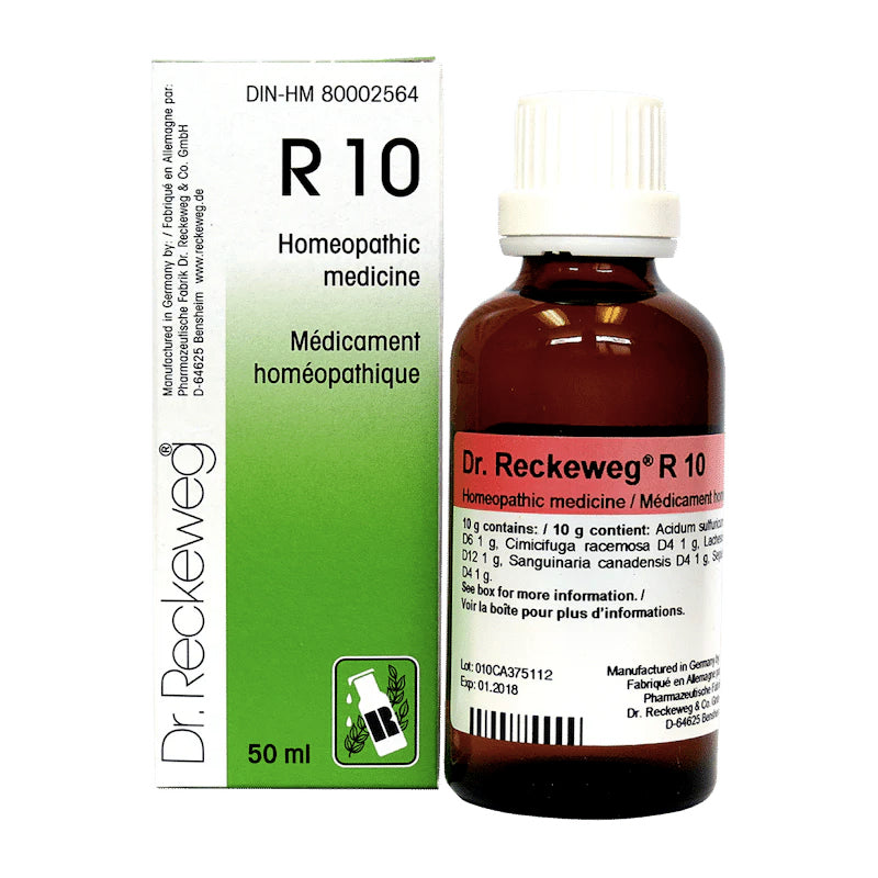 R10 - Remède homéopathique - Ménopause - Reckeweg - 50ml