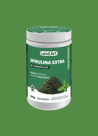 Spiruline Extra Biologique - Land Art - 300g (poudre) - Saveur Menthe