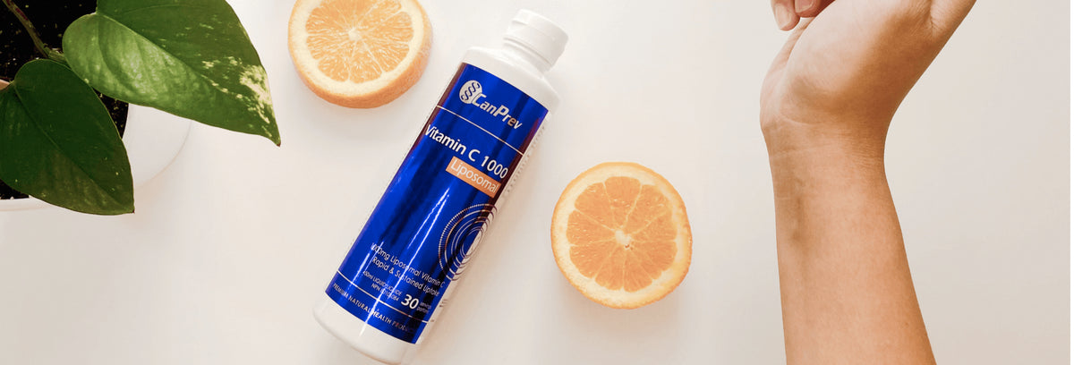 Vitamine C 1000 Liposomale - CanPrev - 450ml - Citron Vanille